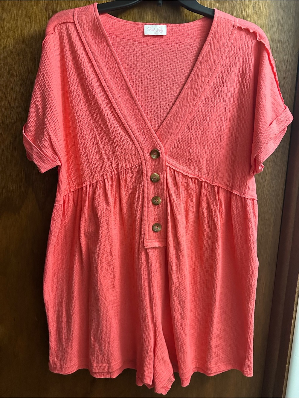 Coral romper